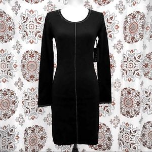 •DEVOTED• NWT BodyCon Soft Black Sweater Dress